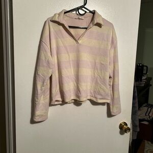 Workshop Republic Clothing Pastel Striped Women's Sweater